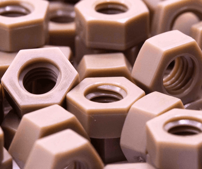 HighPerformancePolymer and M1.4 Polymer Micro Hexagon Nuts and Washers - High Performance Polymer-Plastic Fastener Components