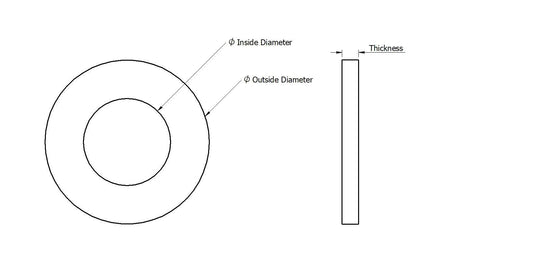 Polymer Flat Washers - High Performance Polymer-Plastic Fastener Components