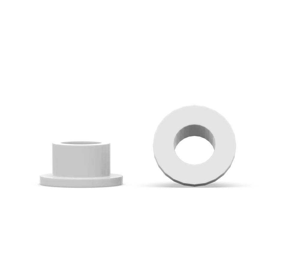 Polyacetal (POM) Custom Manufactured Flanged Bushings