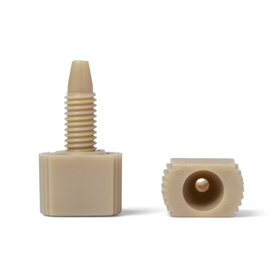 HPLC PEEK integrerat litet platt huvud för 1/16 kapillärrör