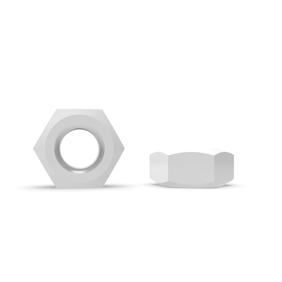 Keramiska (aluminiumoxid) sexkantmuttrar