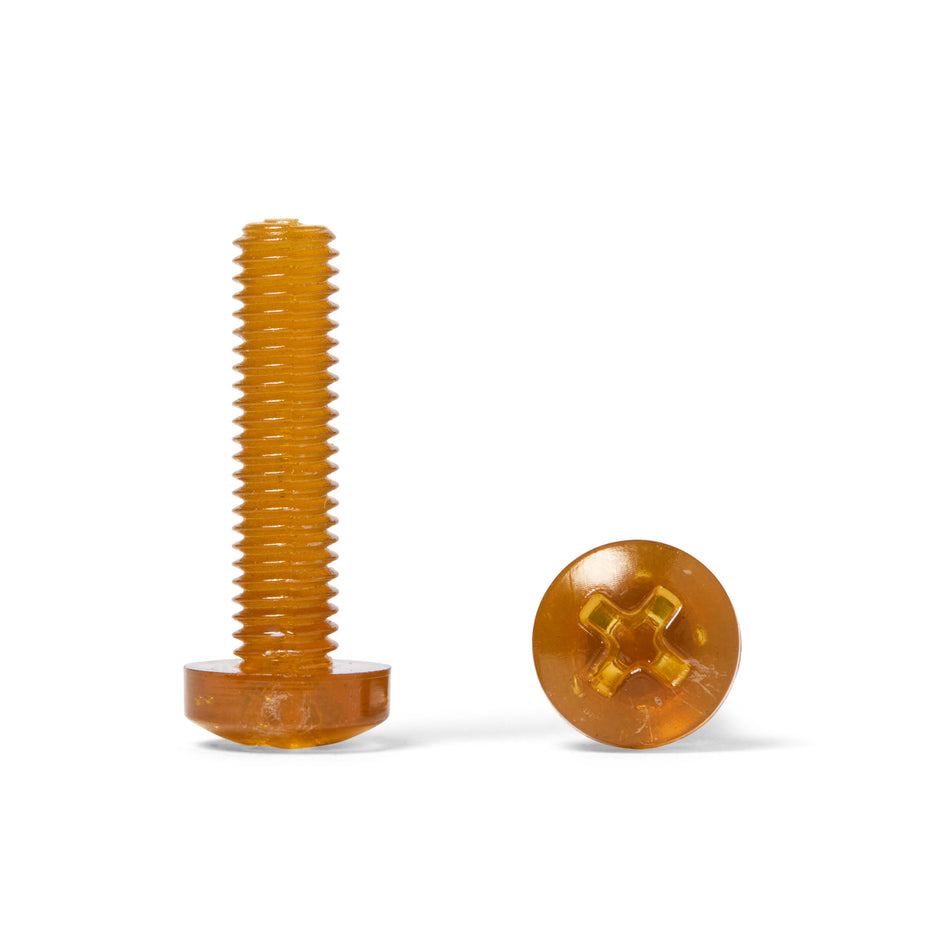 PEI Ultem-skruvar med panna - kryssförsänkta stjärnskruvar