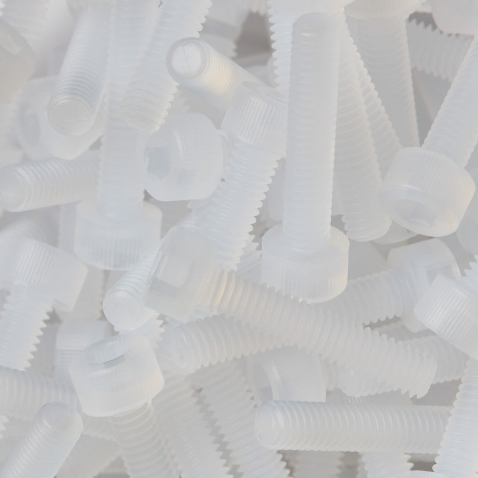 PFA sexkantsskruv med cylindriskt huvud