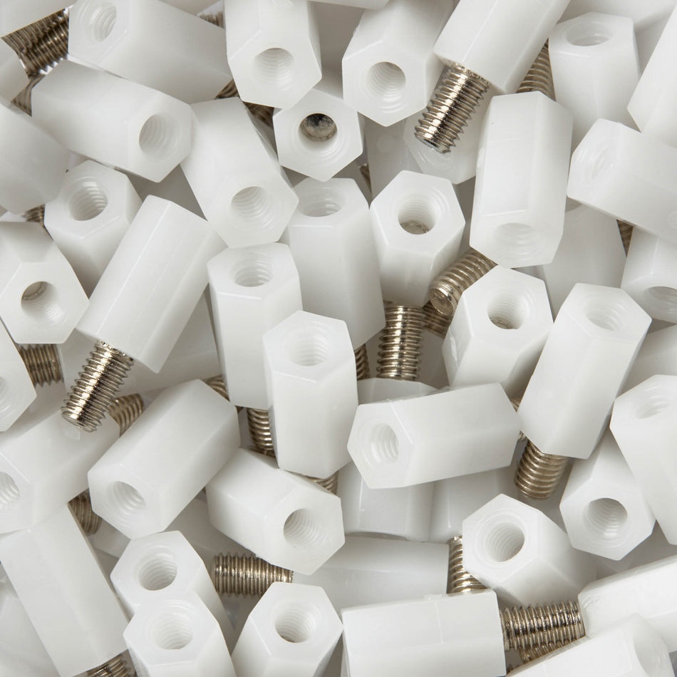 Polyacetal (POM) Standoffs Rostfritt stål Gänga