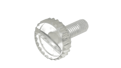 Polycarbonate Thumb Screw (Transparent) - High Performance Polymer-Plastic Fastener Components